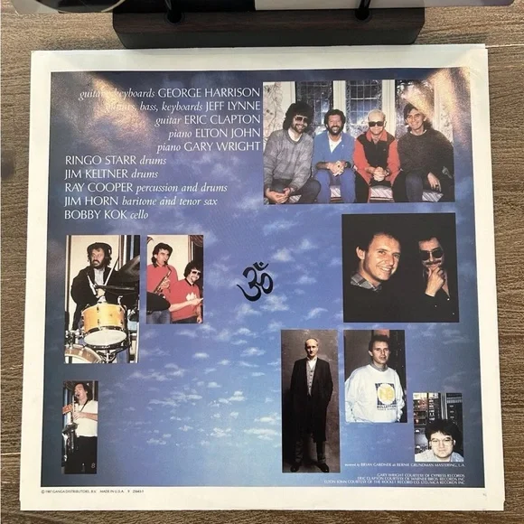 George Harrison Cloud Nine 1987 LP W/Original Inner, Got My Mind Set On You - Picture 9 of 12